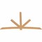 Ekena Millwork Alberta Timber Gable Bracket, Western Red Cedar, 108"W x 68"H x 1 1/2"D x 5 1/2"F, 15/12 Pitch GBW108X68X0206ALB00SWR - alternate 4